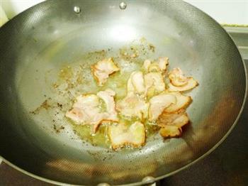培根干锅花菜的做法步骤8