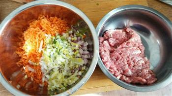 锅贴一羊肉胡萝卜馅的做法步骤1