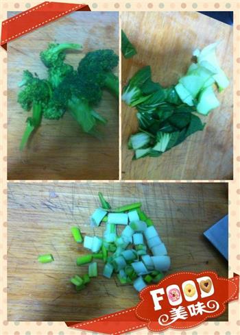 蘑菇西兰花青菜粥的做法步骤3