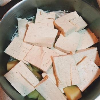 冬日料理 泡菜五花肉豆腐汤 配白米饭的做法图解6
