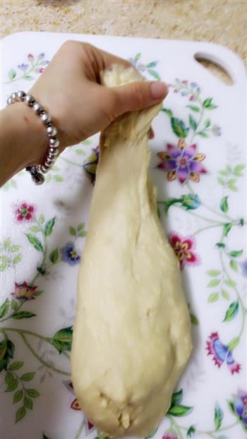 手工揉面-花式豆沙面包的做法图解10