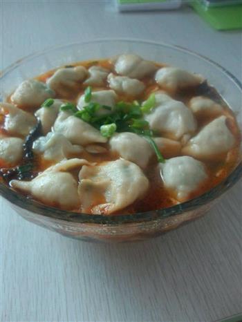 酸汤水饺的做法步骤10