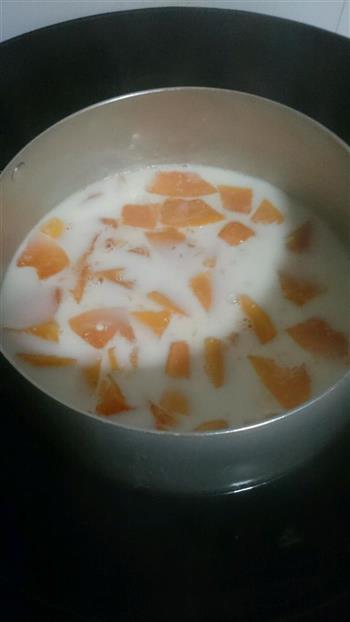 牛奶木瓜西米露的做法步骤4