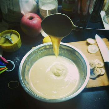黄金酸奶香蕉饼的做法步骤2