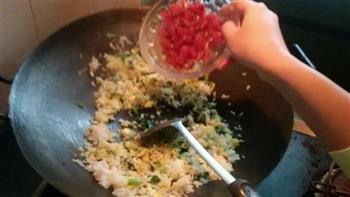 青菜腊味蛋炒饭的做法步骤10