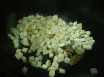 杏鲍菇肉丁扒内脂豆腐的做法步骤4