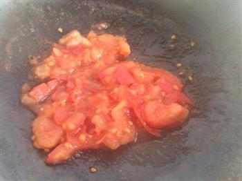 微波炉简单菜谱-芝士番茄年糕的做法图解4