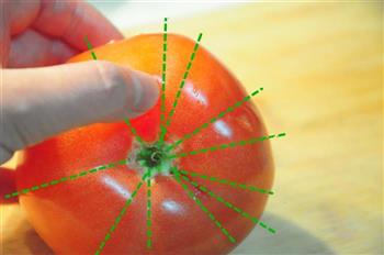 番茄炒鸡蛋-附切西红柿不流汤和去皮的方法的做法图解14