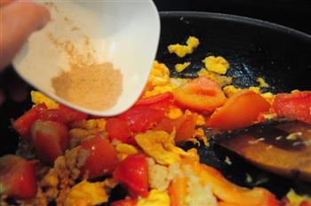 番茄炒鸡蛋-附切西红柿不流汤和去皮的方法的做法步骤8