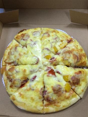 台湾香肠披萨的做法步骤5