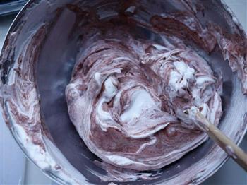 红丝绒裸蛋糕-6寸戚风蛋糕胚的做法图解6