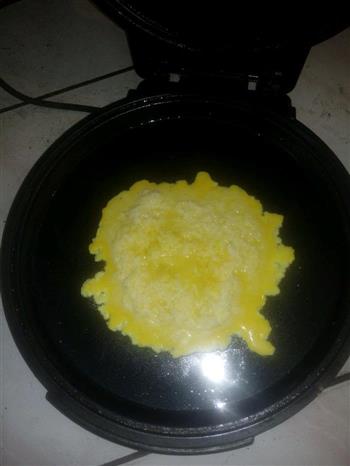 早餐鸡蛋米饭饼的做法步骤4