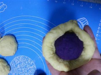 紫薯馅南瓜面包的做法步骤7