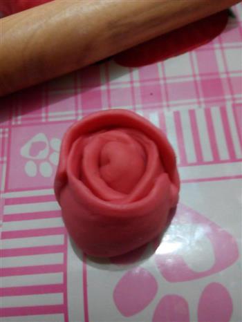 巧克力玫瑰花包的做法步骤10