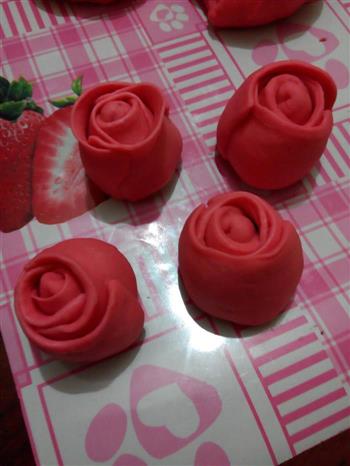 巧克力玫瑰花包的做法步骤11