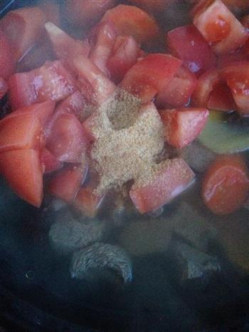 番茄牛肉汤的做法步骤5