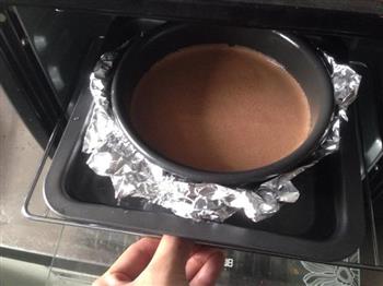 黑巧克力芝士蛋糕的做法步骤9