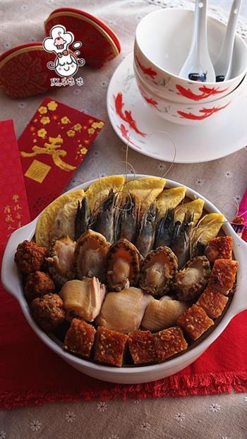 广东年夜饭必备-盆满钵满客家盆菜的做法步骤15