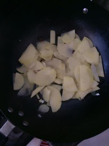 酸辣土豆片的做法步骤4