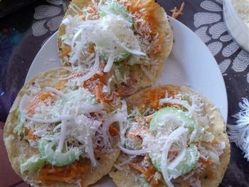墨西哥玉米饼沙拉  taco tostadas的做法图解5