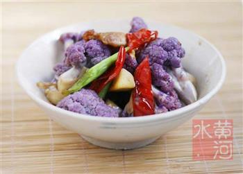 干煸紫花菜的做法步骤10