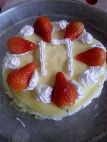草莓千层蛋糕的做法步骤12