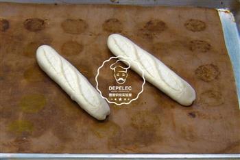 德普烤箱食谱-营养健康法棍面包的做法步骤5