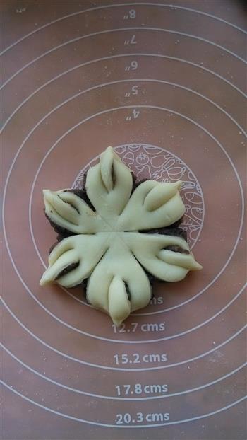 新年中式点心—豆沙馅葵花酥饼的做法步骤13