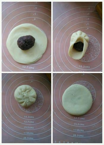新年中式点心—豆沙馅葵花酥饼的做法步骤9