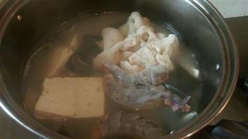 鲜虾海带豆腐汤附快熬高汤的做法的做法步骤5