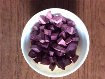 芸豆紫薯糯米糍的做法图解1
