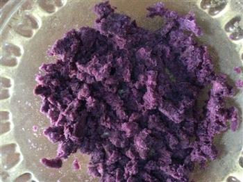 芸豆紫薯糯米糍的做法步骤3