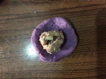 芸豆紫薯糯米糍的做法图解7