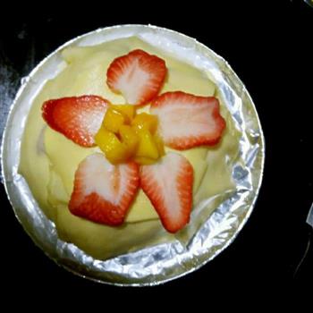 芒果&草莓千层蛋糕的做法步骤11