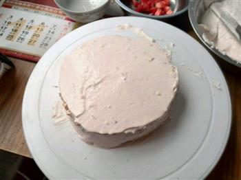 6寸草莓奶油蛋糕的做法步骤8