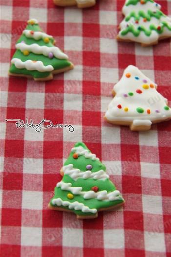 圣诞树糖霜饼干的做法步骤23