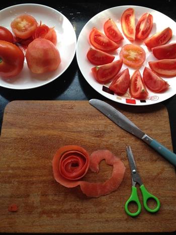 素食-凉拌西红柿的做法步骤3