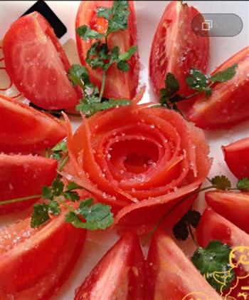 素食-凉拌西红柿的做法步骤5