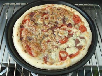 黑椒牛肉披萨的做法步骤16