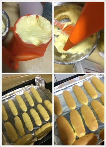 抹茶手指饼生日蛋糕的做法步骤3