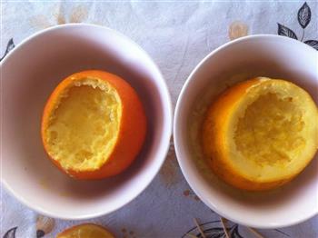 鲜橙蒸蛋的做法步骤8
