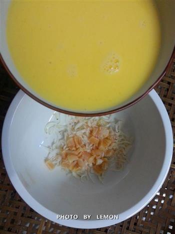 鲜美无敌-春季养生汤羹-干贝银鱼海米蛋羹的做法步骤6