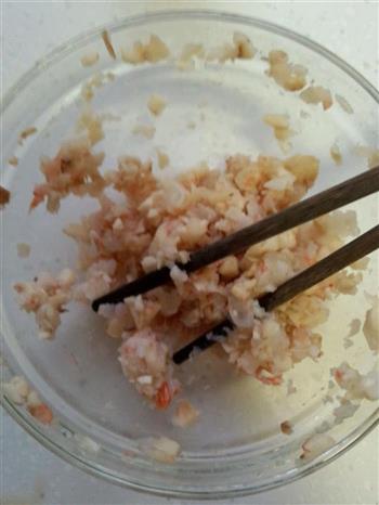 香菇酿虾盏-简单三步做好菜的做法图解3