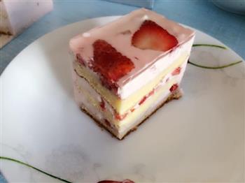 草莓慕斯蛋糕-简单-和蛋糕店的味道一样的做法步骤19