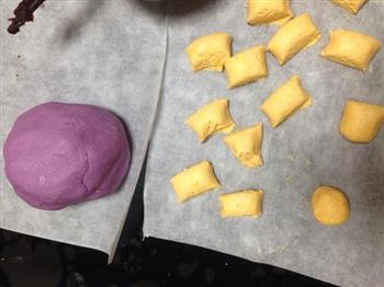 南瓜紫薯汤圆的做法步骤4