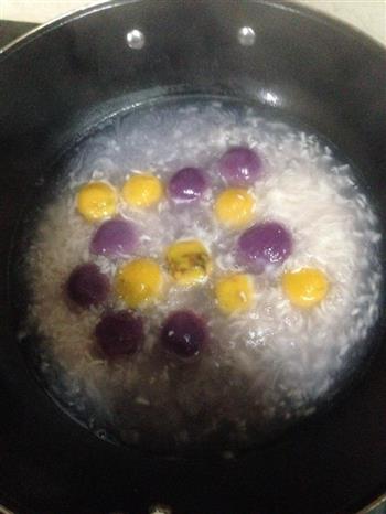 南瓜紫薯汤圆的做法步骤7