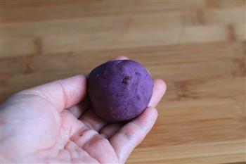 紫薯豆沙糕的做法步骤8
