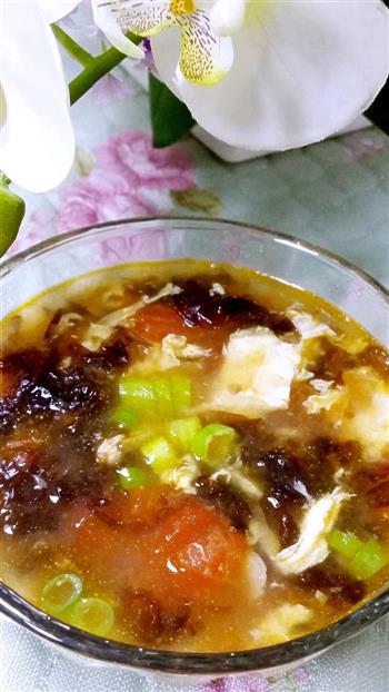 西红柿紫菜鸡蛋虾皮汤的做法步骤12