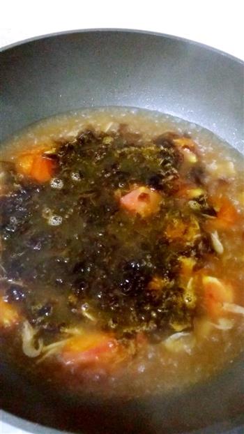 西红柿紫菜鸡蛋虾皮汤的做法步骤9