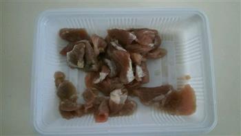 青椒蘑菇炒肉片的做法步骤3